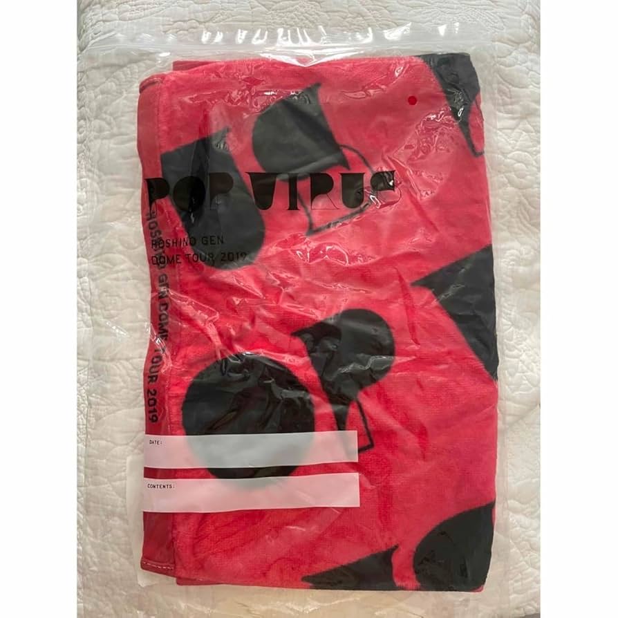 星野源　ライブグッズ　マフラータオル　POP VIRUS Amazon.co.jp: 星野源 DOME TOUR 2019 『POP VIRUS』フェイス